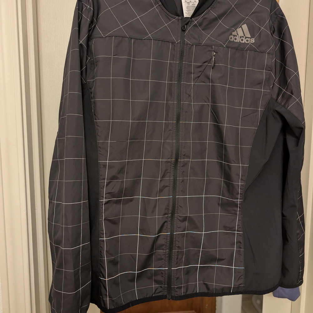 Adidas Women Climaproof Jacket Supernova Reflective Running Jacket Size Large - Picture 4 of 11
